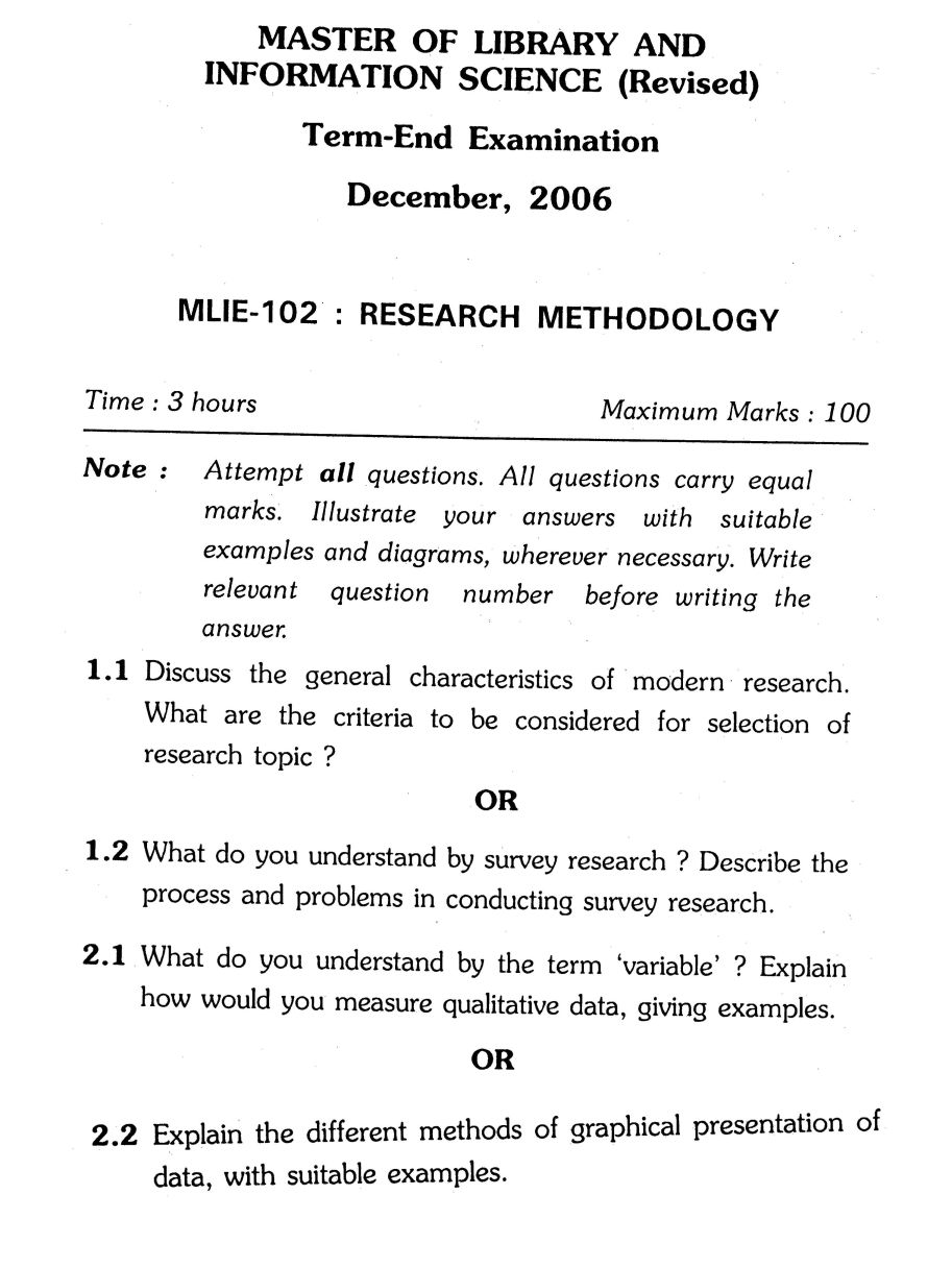 Master thesis research questions