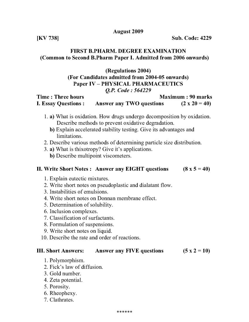 Pharmacology Exam Questions And Answers Pdf