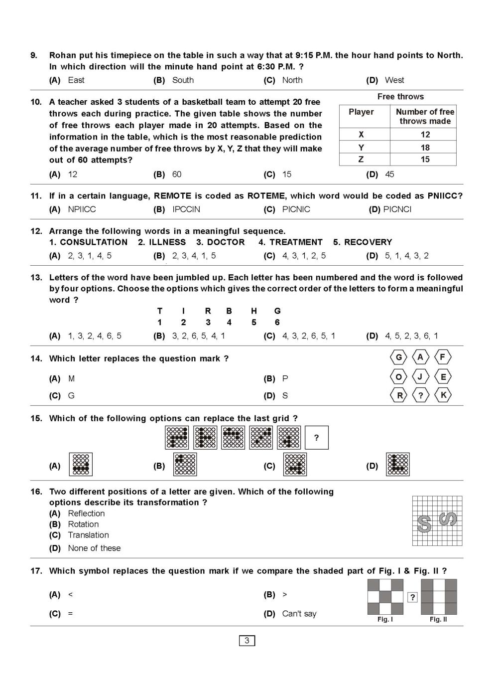 Class VI Maths Olympiad Exam Sample Question Papers EduVark 142072 ...