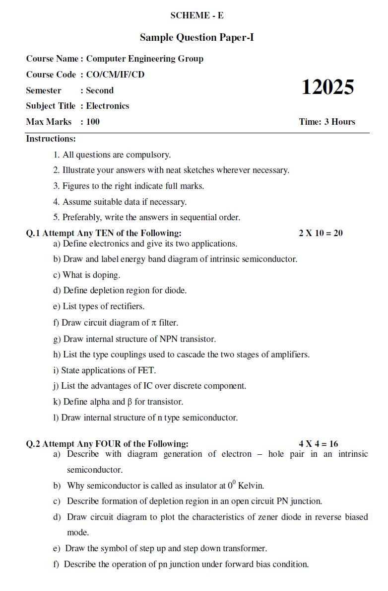 Diploma In Computer Engineering Question Papers.JPG