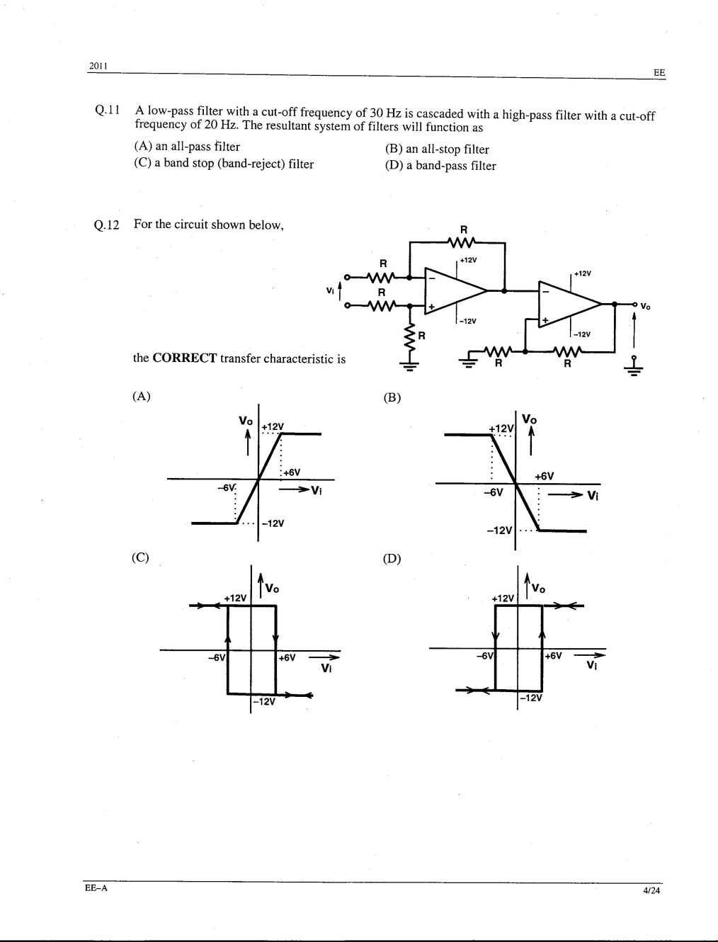 Graduate Aptitude Test In Engineering Last Year Question Papers Of Electrical Engineering 2022