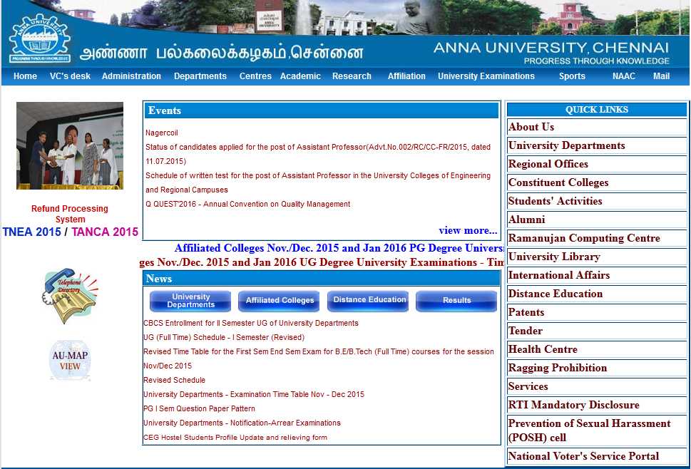 how to apply phd in anna university