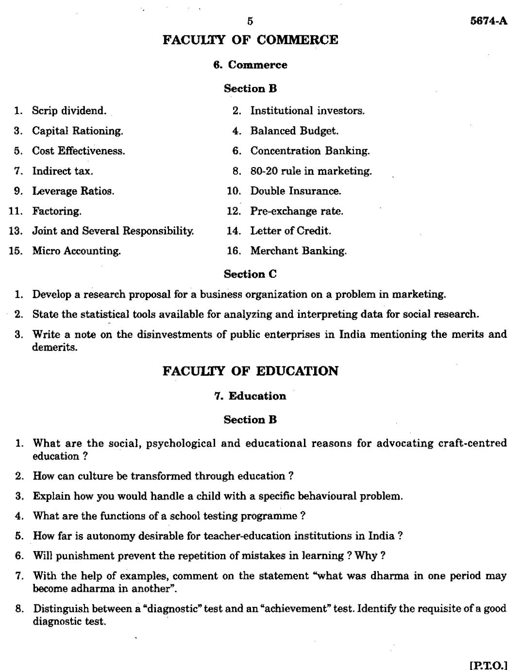 phd entrance exam question paper for computer science