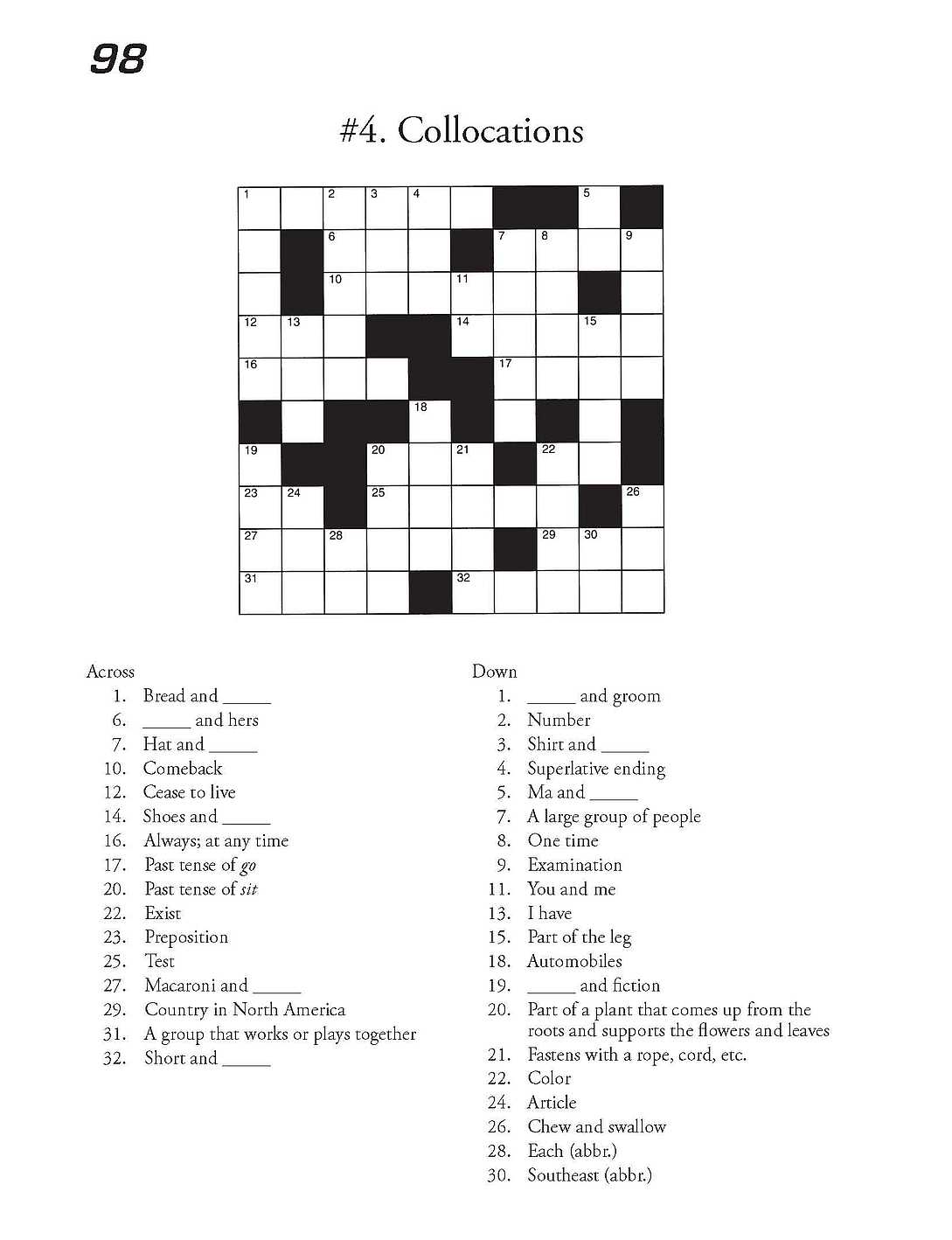 Crossword Puzzles for MBA Students 2024 2025 EduVark