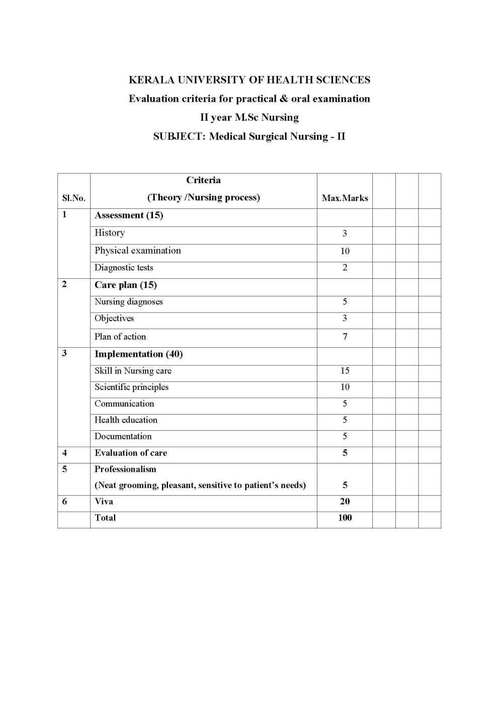 kuhs msc nursing dissertation guidelines