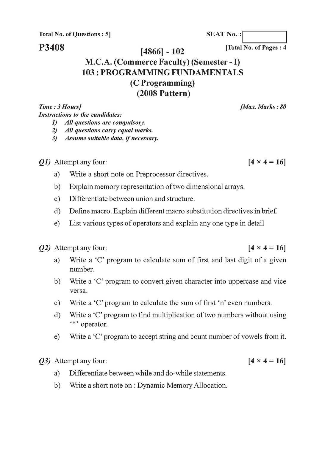 pune university phd entrance exam question paper 2020