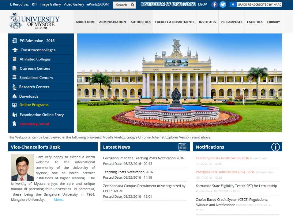 When Mysore University Degree Results - 2023 2024 EduVark