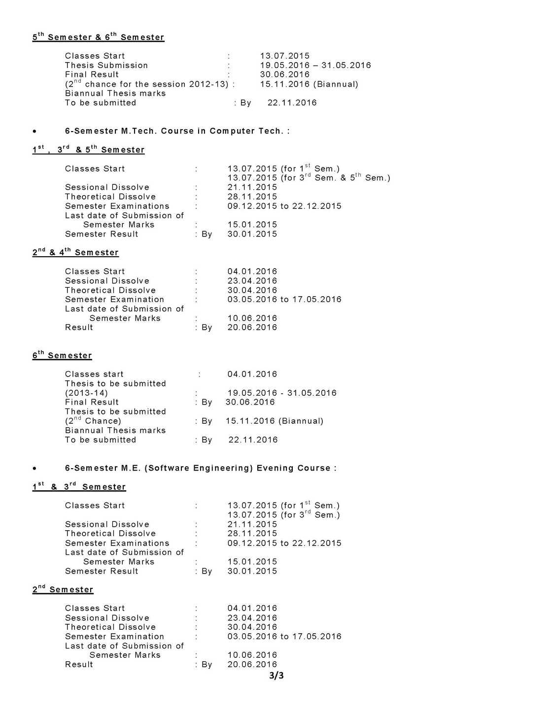 Academic Calendar Of Jadavpur University 2023 2024 EduVark
