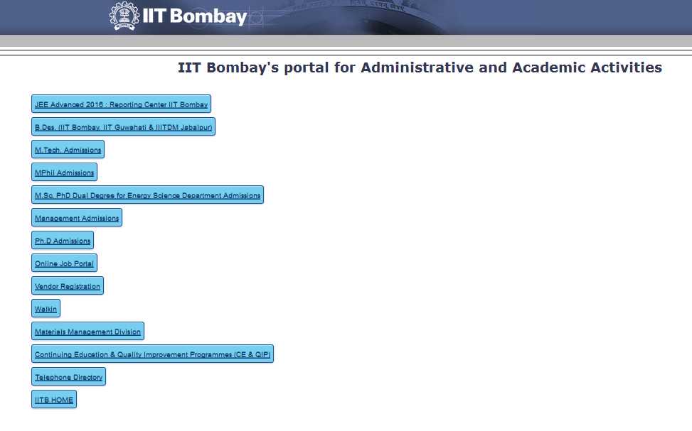 iit bombay phd online application portal