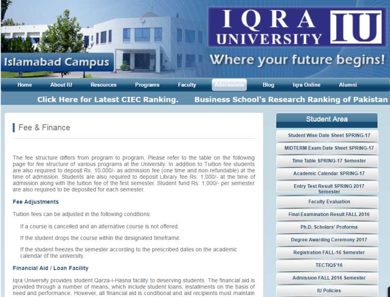 iqra-university-islamabad-admission-2022-last-date