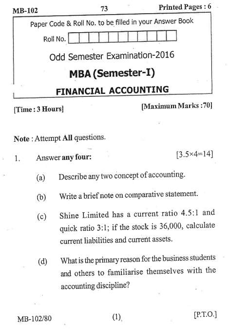 financial management mba assignment